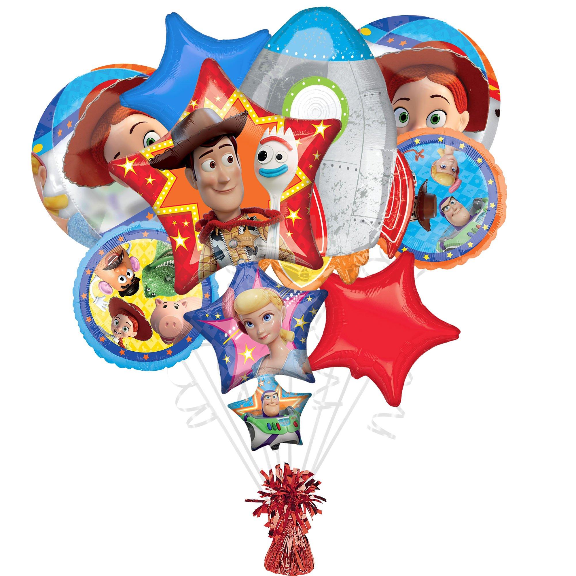 Toy Story 4 Foil Balloon Bouquet with Balloon Weight